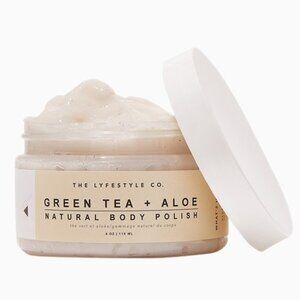 NEW THE LYFESTYLE CO. Natural Green Tea + Aloe Body Polish
